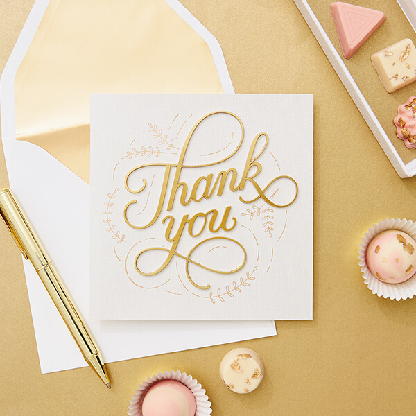 Thank you card